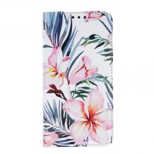 Кожен калъф Flip тефтер със стойка Trendy Book за Samsung A51 - Blossom