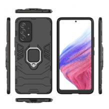 Силиконов гръб TPU кейс Ring Armor Case с твърда част за Samsung A33 5G - черен