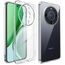 Силиконов калъф / гръб / TPU кейс за Honor Magic8 lite / Honor Magic 8 lite / Honor X9d / Honor X70 - прозрачен гръб със защита за камерата