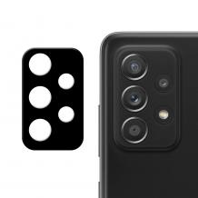Удароустойчив протектор за камера / FLEXIBLE Nano Glass Camera Lens / на Samsung A52 / A52 5G - черен