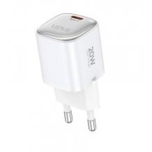 Универсално зарядно устройство / адаптер / VIDVIE PLE256 220V 30W / Type-C to Lightning - бяло
