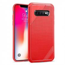 Луксозен силиконов калъф / гръб / TPU Cross Pattern за Samsung S10 Lite