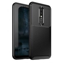 Луксозен силиконов калъф / гръб / TPU Auto Focus за Xiaomi Redmi 8 - черен / Carbon