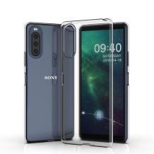 Силиконов калъф / гръб / TPU за Sony Xperia 10 II - прозрачен