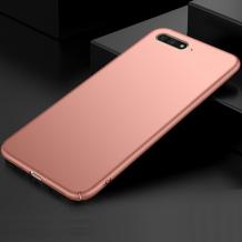 Луксозен твърд гръб за Huawei Y6 2018 - Rose Gold