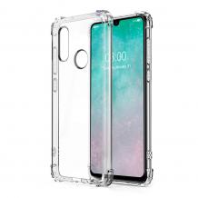 Удароустойчив силиконов калъф за Samsung A20e - прозрачен