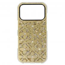 Луксозен силиконов калъф / кейс / Colorful Case TPU за Samsung A17 / Samsung A26 - златист с камъни