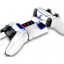 Двойна зарядна станция за гейм контролери iPega P5003 Dual Charger Dock pro PS5 Controller