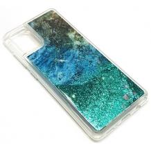 Луксозен силиконов калъф / гръб / tpu 3D Water Case със стойка за Samsung A71